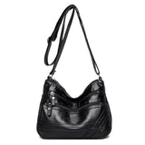 Women Leather Shoulder Handbag Roomy Pockets Crossbody Purse Tote Satchel