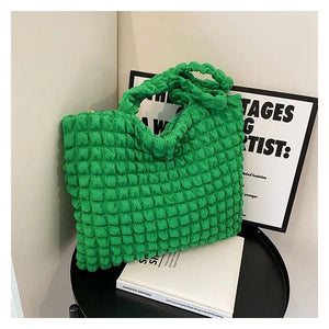 Cotton Women's Shoulder Bag Crossbody Bag Large Flap Handbag