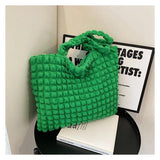 Cotton Women's Shoulder Bag Crossbody Bag Large Flap Handbag