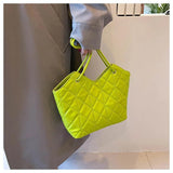 Plaid Quilted Women's Shoulder Bag Crossbody Handbag