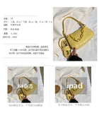 Female Acrylic Chain Shoulder Bag Underarm Handbag