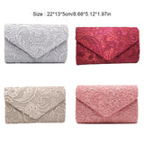 Lace Envelope Clutch Wedding Handbag Shoulder Purse