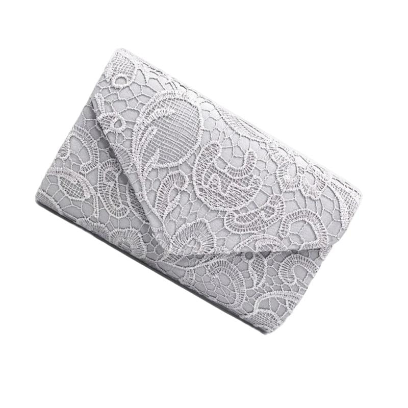 Lace Envelope Clutch Wedding Handbag Shoulder Purse