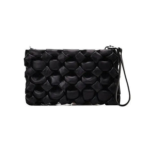Women Crossbody Bag Temperament Handbag Textured Shoulder Bag INS Woven Chain