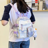 Small Nylon Backpacks Women School Bags For Teenage Girls Waterproof