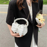 Small Bag Women's Spring Chain Messenger Handbag Bow Lipstick