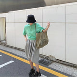 Transparent Gauze Shoulder Bag Light Shopping Bag Beach Handbag