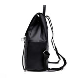 Solid Nylon Women's Backpacks Large Capacity School Bags