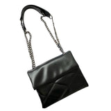 Plaid Women Shoulder Bag Chain Crossbody PU Leather Handbags Purse
