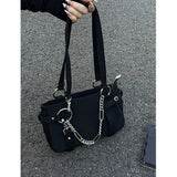 Women's High-end Chain Bag Motorcycle Shoulder Handbag
