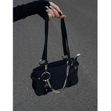 Women's High-end Chain Bag Motorcycle Shoulder Handbag