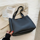Women's Leather Shoulder Bag, Autumn Winter Tote