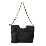 Quilted Chain Crossbody Bag Flap Handbag Plaid Shoulder Bag