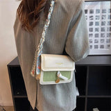 PU Women's Shoulder Bag Lock Crossbody Handbag