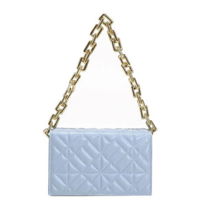 Plaid Quilted Women's Shoulder Bag Chain Crossbody Flap Handbag
