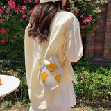 Cartoon Duck Shoulder Bag Small Crossbody Women Messenger Purses