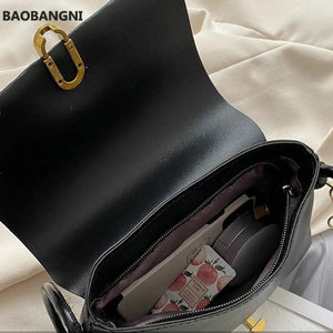 Female Bag Style Ins PU Texture Dinner One-Shoulder Messenger Bag