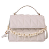 Women's Chain Shoulder Bag PU Leather Handbag
