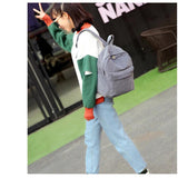 Corduroy Women's School Backpack Teenger Girl Bagpack Pack