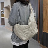 Cotton Tote Bag Women's Large Capacity Shoulder Messenger Bag