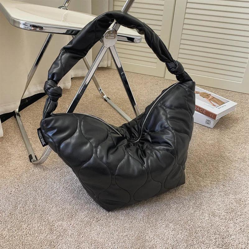 Cotton Tote Bag Women's Large Capacity Shoulder Messenger Bag