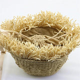 Tassel Paper Straw Bag Shoulder Crossbody Handbag