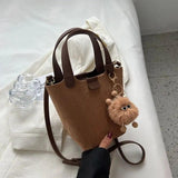 Large Capacity Shoulder Messenger Bag for Autumn and Winter