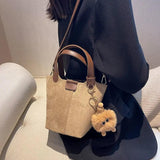 Large Capacity Shoulder Messenger Bag for Autumn and Winter