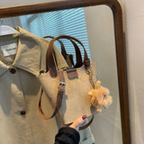 Large Capacity Shoulder Messenger Bag for Autumn and Winter