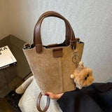 Large Capacity Shoulder Messenger Bag for Autumn and Winter