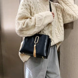 Bucket Bag Crossbody Tassel Shoulder Handbag Purse Tote Bolsas