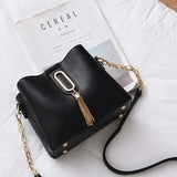 Bucket Bag Crossbody Tassel Shoulder Handbag Purse Tote Bolsas