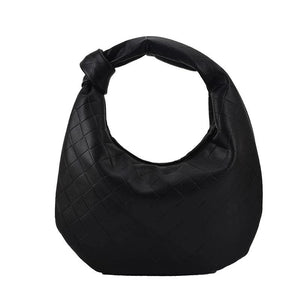 Summer Women's Weave Clutch Small PU Leather Handbag Tote