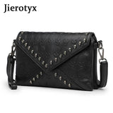 Women's Skull Prints Tote Handbag with Skull Rivets