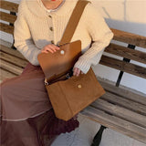 Women's PU Leather Shoulder Bag Large Capacity Tote Crossbody Purse