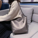 Large Capacity Ladies Shoulder Bag Casual PU Leather Messenger Handbag