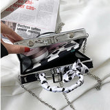 Women Camera Crossbody PU Leather Shoulder Bag Handbag