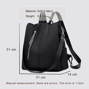 Anti-theft Waterproof Oxford Shoulder Bag Large Casual Travel Bag