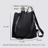 Anti-theft Waterproof Oxford Shoulder Bag Large Casual Travel Bag
