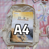 Purple Harajuku Backpack Students School Bag Book Big Capacity