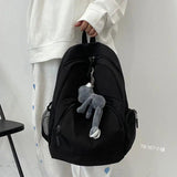 Waterproof Nylon Backpack Japanese Style Portable Large Capacity