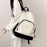 Waterproof Nylon Backpack Japanese Style Portable Large Capacity