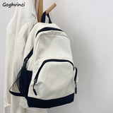Waterproof Nylon Backpack Japanese Style Portable Large Capacity