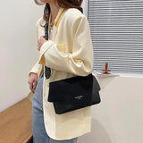 Suede Band Handbag Women Shoulder Crossbody Bag