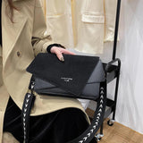 Suede Band Handbag Women Shoulder Crossbody Bag