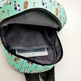 Small Women Canvas Backpack Teenagers Casual Daypack Mini Backpack Girls