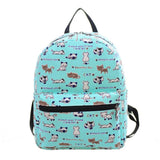 Small Women Canvas Backpack Teenagers Casual Daypack Mini Backpack Girls