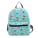 Small Women Canvas Backpack Teenagers Casual Daypack Mini Backpack Girls