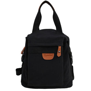 Student Waterproof Backpack Female Women Vintage School Bag Girl Ladies Nylon Ba