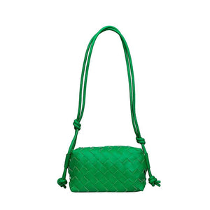 Women Woven Bag Messenger Shoulder Bag Female Handbag